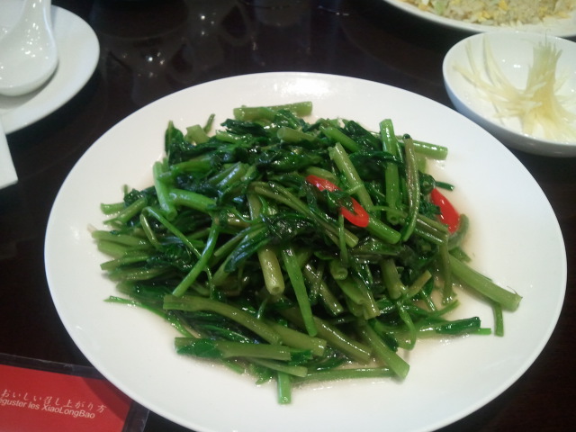 空芯菜の炒め物