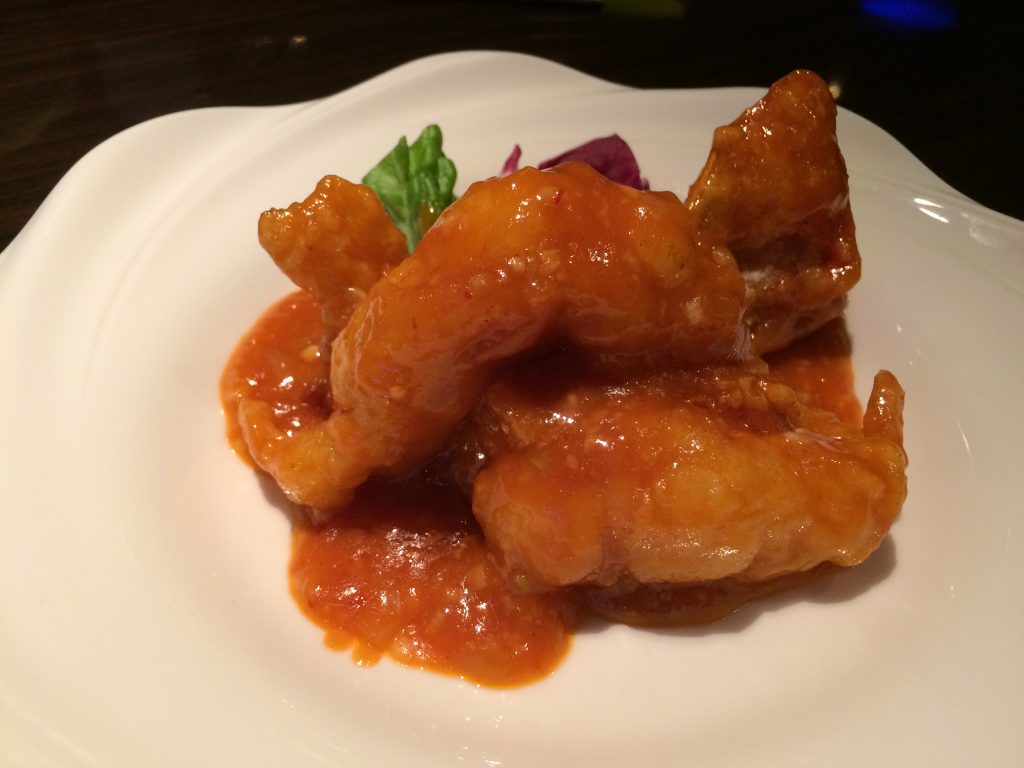 伊勢海老のチリソース味